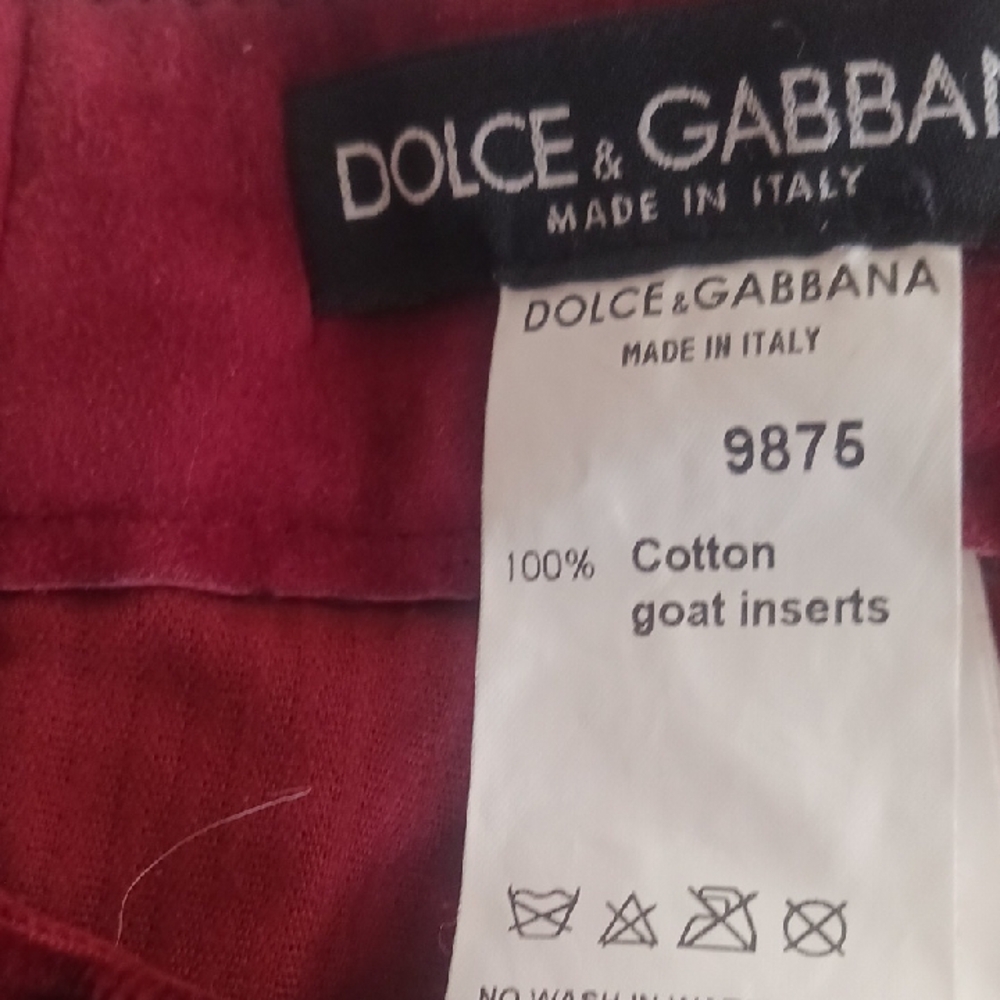 NWT Vintage 2001 DOLCE GABBANA Corduroy Pants 44 - Picture 3 of 5